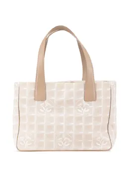 CHANEL Pre-Owned: Коричневая сумка-шоппер 