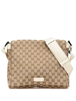 Gucci Pre-Owned: Коричневая сумка через плечо 