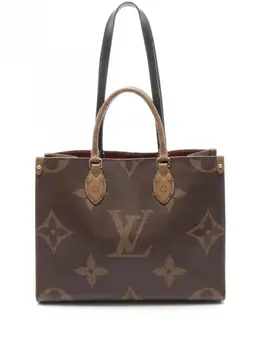 Louis Vuitton Pre-Owned: Коричневая сумка-шоппер 