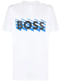 BOSS: Белая футболка 