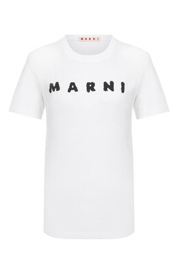 Marni: Хлопковая футболка 