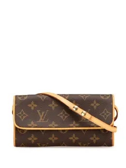 Louis Vuitton Pre-Owned: Коричневая сумка через плечо 
