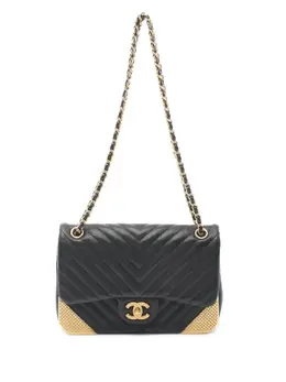 CHANEL Pre-Owned: Чёрная сумка 