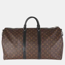 Louis Vuitton: Коричневая сумка  Keepall