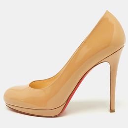 Christian Louboutin: Бежевые туфли 