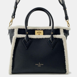 Louis Vuitton: Чёрная сумка-шоппер 