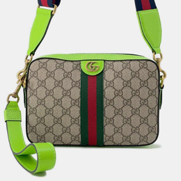 Gucci: Бежевая сумка  Ophidia