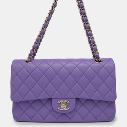 Chanel: Фиолетовая сумка 