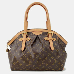 Louis Vuitton: Коричневая сумка 