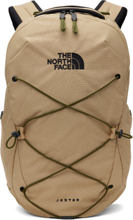 The North Face: Бежевый рюкзак  Jester