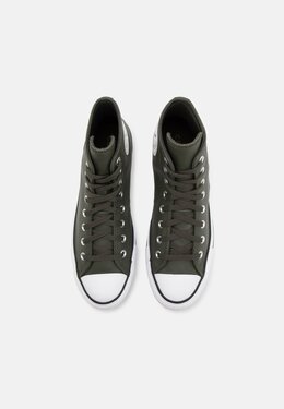Converse: Зелёные кроссовки  Chuck Taylor All Star