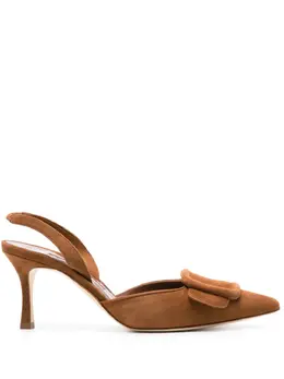 Manolo Blahnik: Коричневые туфли  Maysli
