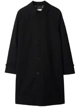 Burberry: Чёрное пальто 