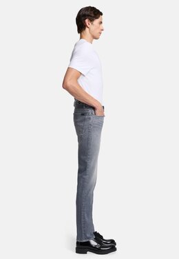 7 For All Mankind: Серые джинсы  Slimmy