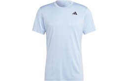 Adidas: Голубая футболка 