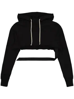 Rick Owens DRKSHDW: Чёрная толстовка 