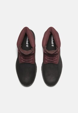 Timberland: Чёрные ботинки 