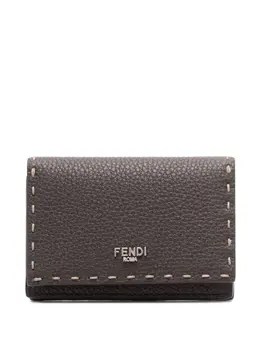 FENDI: Коричневый кошелёк  Selleria