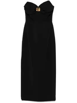 Elisabetta Franchi: Платье с бантом 