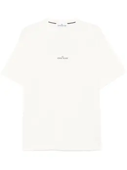 Stone Island: Футболка с принтом 
