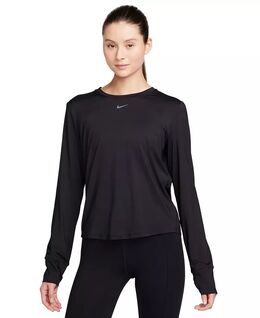 Nike: Чёрный топ  Dri FIT