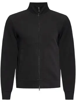 Emporio Armani: Чёрный свитшот 