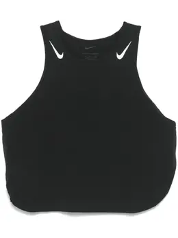 Nike: Чёрная майка  Dri FIT