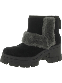 UGG: Чёрные ботинки 