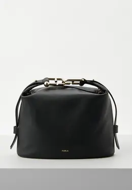 Furla: Чёрная сумка 