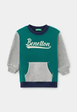 United Colors of Benetton: Зелёный свитшот 