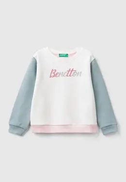 United Colors of Benetton: Белый свитшот 