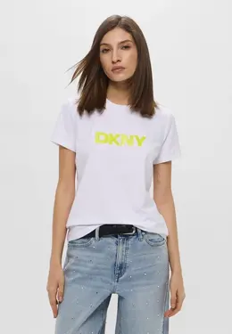 DKNY: Белая футболка 