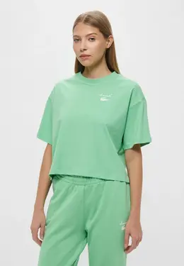 Lacoste: Зелёная футболка 