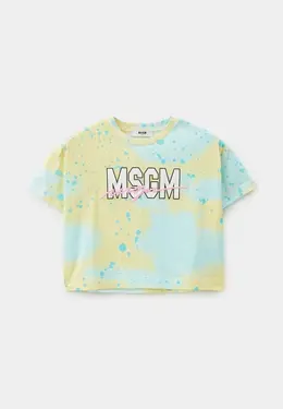 MSGM Kids: Многоцветная футболка 