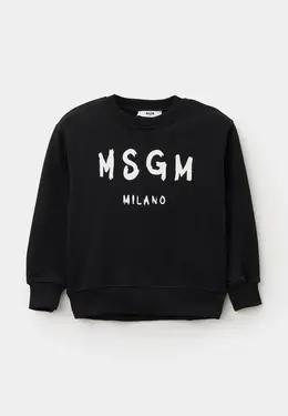 MSGM Kids: Чёрный свитер 