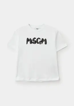 MSGM Kids: Белая футболка 