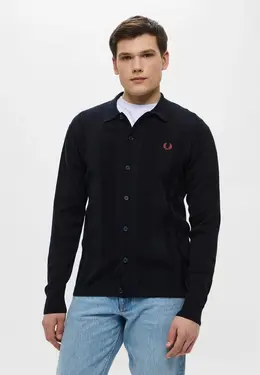 Fred Perry: Синий кардиган 