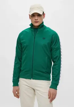 Fred Perry: Зелёная толстовка 