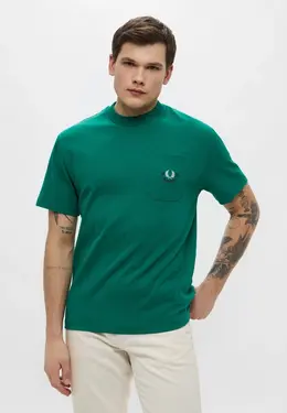 Fred Perry: Зелёная футболка 