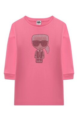 Karl Lagerfeld Kids: Хлопковое платье 