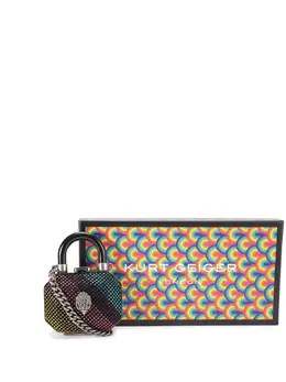 Kurt Geiger London: Розовый клатч 