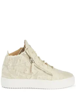 Giuseppe Zanotti: Белые кроссовки  Kriss