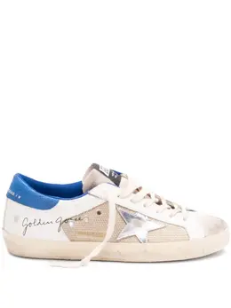 Golden Goose: Бежевые кроссовки  Super Star