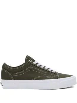 Vans: Зелёные кроссовки  Old Skool