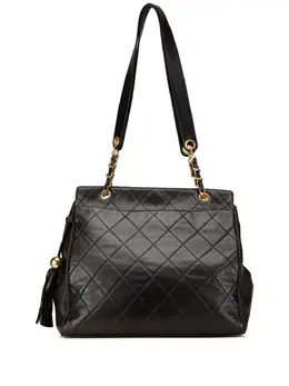 CHANEL Pre-Owned: Чёрная сумка 