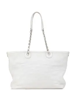 CHANEL Pre-Owned: Серая сумка-шоппер 