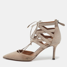 Aquazzura: Бежевые туфли 