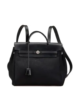 Hermès Pre-Owned: Чёрный рюкзак 