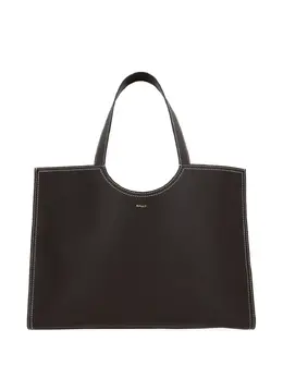 Bally: Коричневая сумка-шоппер 