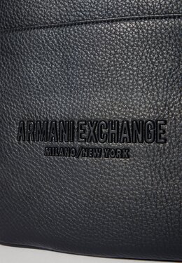 Armani Exchange: Чёрная сумка 